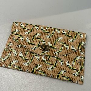 Anthropologie Straw Clutch